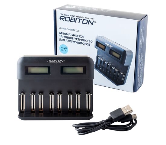 Зарядное устройство ROBITON VolumeCharger LCD, фото , изображение 9