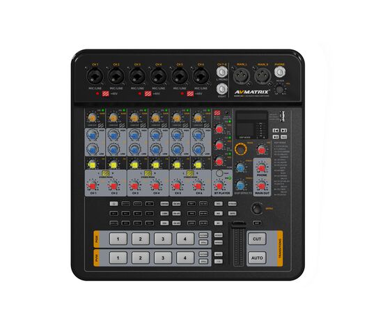 Аудио-видеомикшер AVMATRIX Shark S4M компактный 4CH, SDI HDMI USB LAN, фото , изображение 2