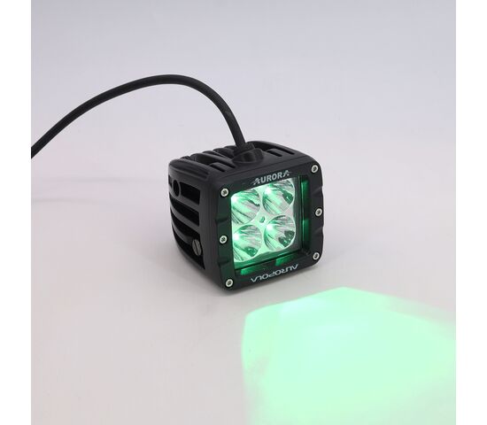 ALO-2-P4Green 2" Фара 12-24В, 12Вт, Комбинированный свет - зеленый (для охоты), фото , изображение 4