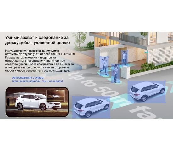 Wi-Fi уличная поворотная IP камера EZVIZ H80f Multi 2K+ 4 Мп (2,8 мм, 6 мм, 12 мм), фото , изображение 19