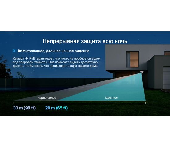 Уличная IP камера EZVIZ H4 PoE 2K 3 Мп (2,8 мм), фото , изображение 18