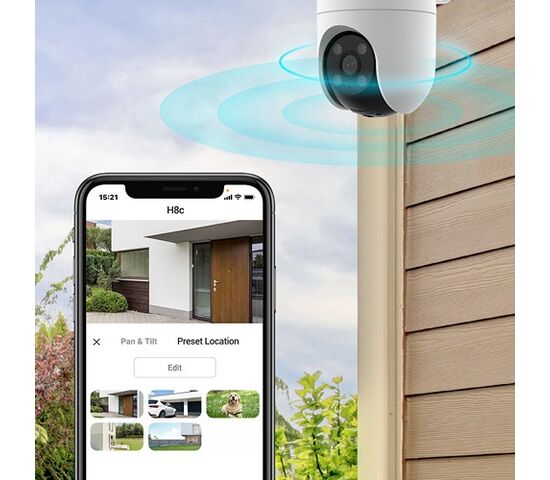 Wi-Fi уличная поворотная IP камера EZVIZ H8c 2K+ 4 Мп (4 мм), фото , изображение 16