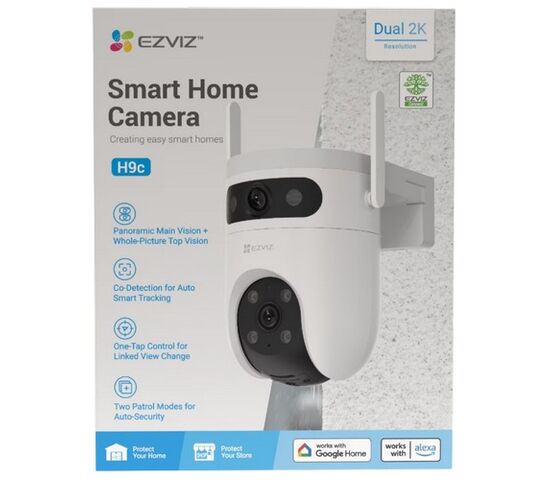 Wi-Fi уличная поворотная IP камера EZVIZ H9c Dual 2K 3 Мп (2,8 и 6 мм), фото , изображение 9