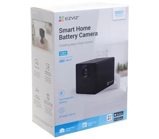 Wi-Fi внутренняя IP мини камера EZVIZ CB2 2 Мп (4 мм) черная, фото , изображение 9
