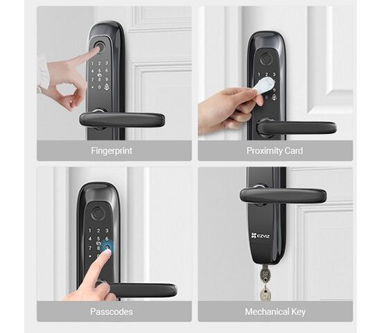 Биометрический электронный Zigbee дверной замок EZVIZ L2S, фото , изображение 19
