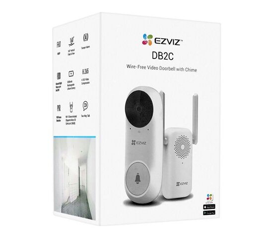 Беспроводной Wi-Fi видеозвонок EZVIZ DB2C 2 Мп (2,2 мм), фото , изображение 16