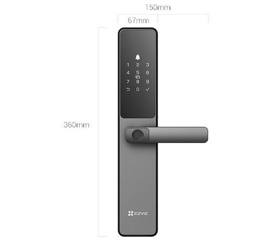 Биометрический электронный Wi-Fi дверной замок EZVIZ DL05, фото , изображение 19