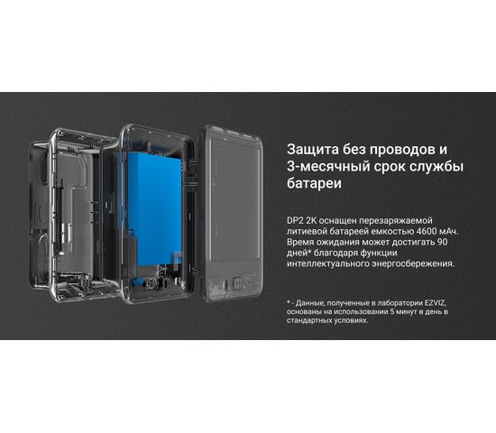 Беспроводной Wi-Fi видеоглазок EZVIZ DP2 2K 3 Мп (2 мм), фото , изображение 27