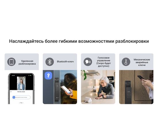 Биометрический электронный Wi-Fi дверной замок EZVIZ DL50FVS, фото , изображение 22