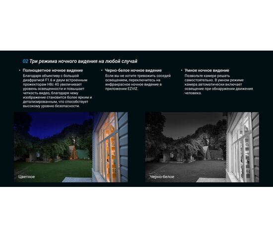 Уличная поворотная IP камера с сим картой EZVIZ H8c 4G 2K 3 Мп (4 мм), фото , изображение 17