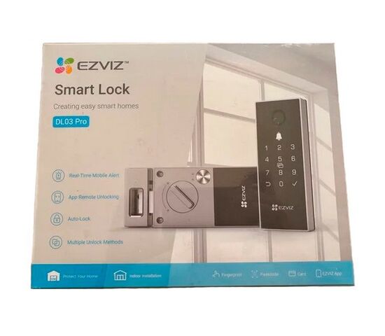 Биометрический электронный накладной Wi-Fi дверной замок EZVIZ DL03 Pro, фото , изображение 14