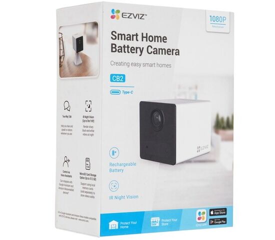 Wi-Fi внутренняя IP мини камера EZVIZ CB2 2 Мп (4 мм) белая, фото , изображение 8