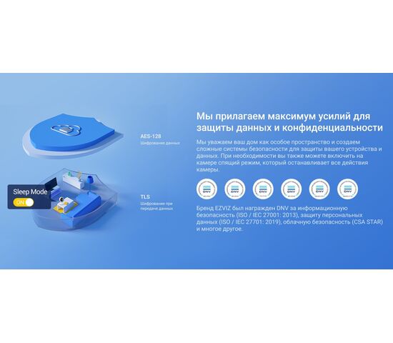 Wi-Fi внутренняя IP камера EZVIZ CB1 2 Мп (2,8 мм), фото , изображение 19