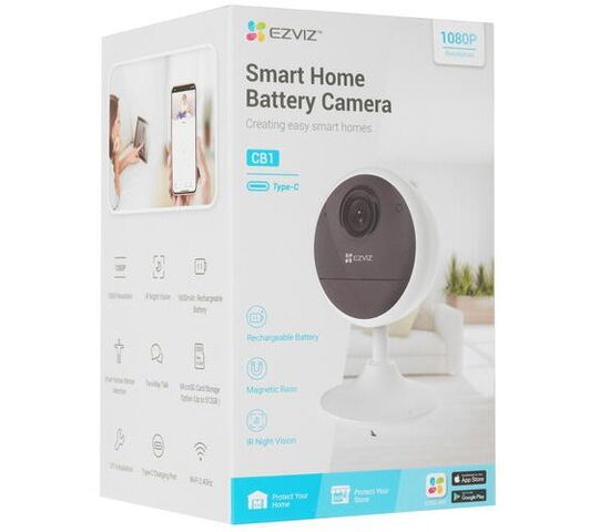 Wi-Fi внутренняя IP камера EZVIZ CB1 2 Мп (2,8 мм), фото , изображение 9