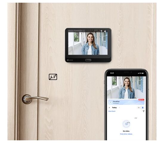 Беспроводной Wi-Fi видеоглазок EZVIZ HP4 2 Мп (2 мм), фото , изображение 18