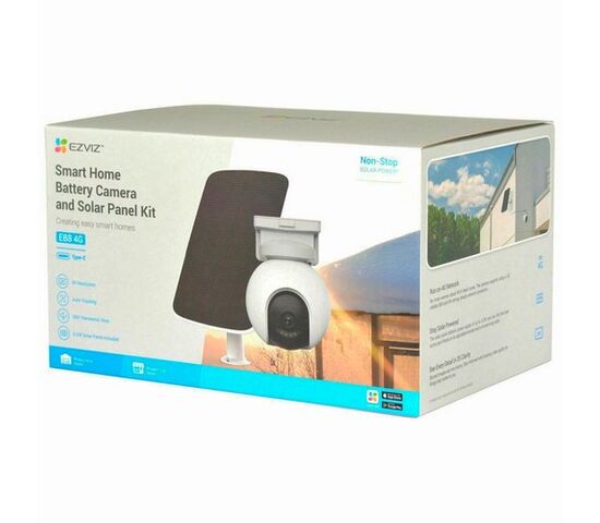 Комплект уличная поворотная IP камера EZVIZ EB8 4G 2K 3 Мп (4 мм) с солнечной панелью, фото , изображение 18