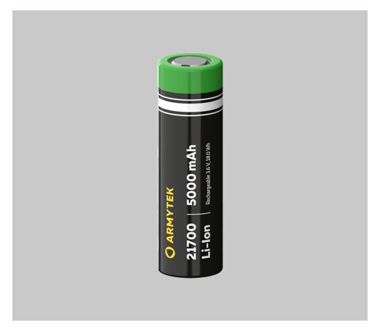 Аккумулятор Armytek 21700 Li-Ion 5000 mAh, фото 