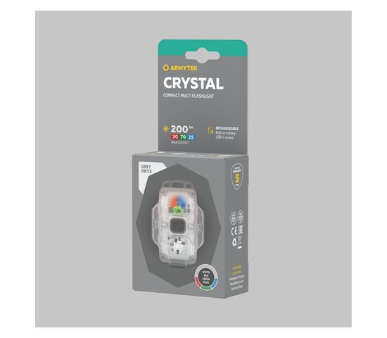 Мультифонарь Armytek Crystal (Grey Onyx), фото , изображение 5