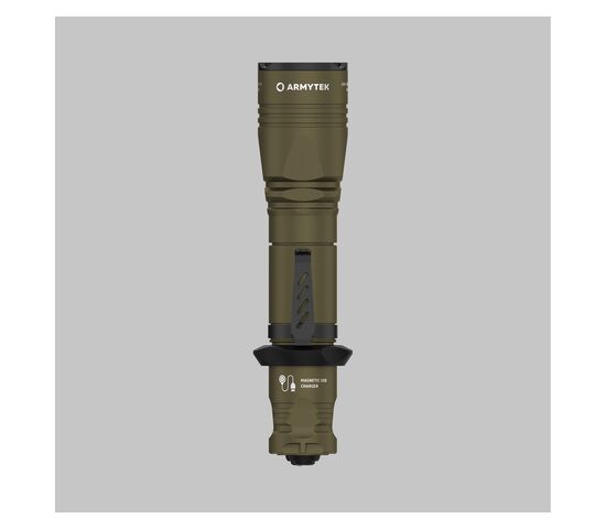 Фонарь Armytek Dobermann Pro Magnet USB Olive Warm, фото , изображение 2