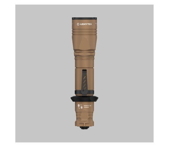 Фонарь Armytek Dobermann Pro Magnet USB Sand Warm, фото , изображение 2