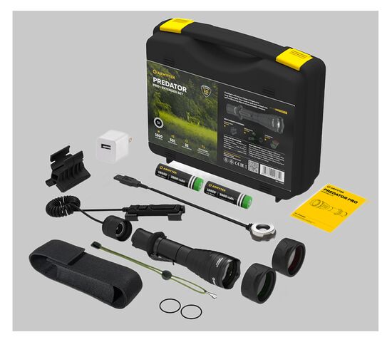 Набор Armytek Predator Pro Magnet USB Extended Set Warm, фото 