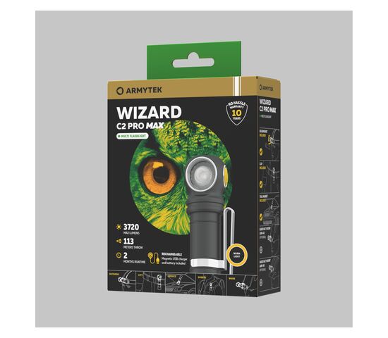 Налобный фонарь Armytek Wizard C2 Pro Max Magnet USB Warm, фото , изображение 6