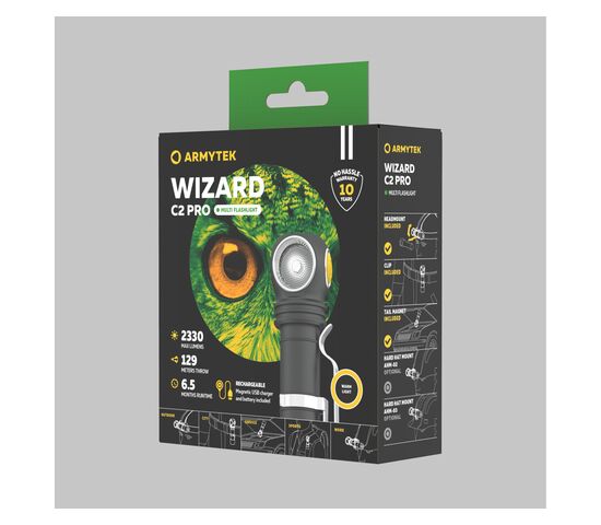 Налобный фонарь Armytek Wizard C2 Pro Warm, фото , изображение 6