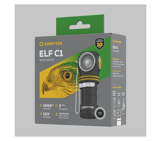 Налобный фонарь Armytek Elf C1 USB-C, фото , изображение 5