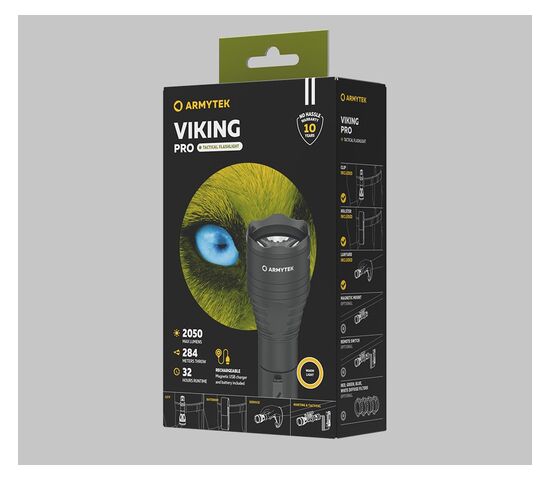 Фонарь Armytek Viking Pro Magnet USB Warm, фото , изображение 3