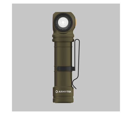 Налобный фонарь Armytek Wizard C2 Pro Max Magnet USB White Olive, фото 