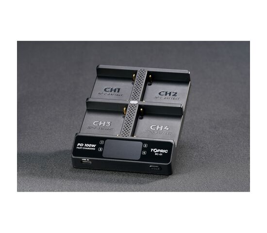 Зарядное устройство Accsoon TOPRIG BC01 4-Bay NP-F, фото , изображение 4