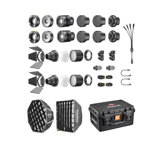 Комплект студийного оборудования Godox Knowled MS60Bi 2K, фото 