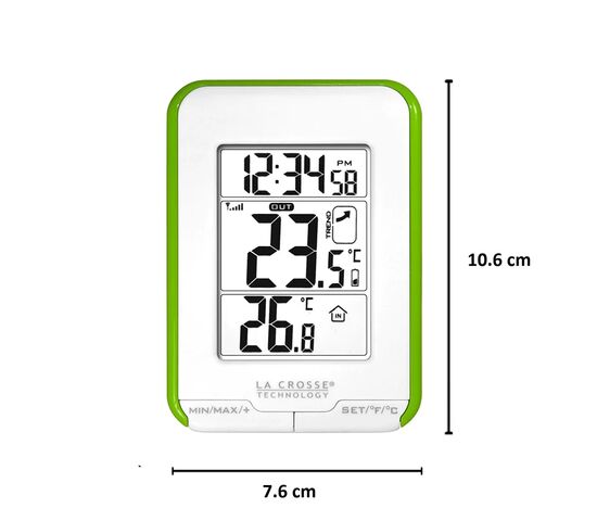 Термометр LaCrosse WS6810W-GREEN, фото , изображение 2