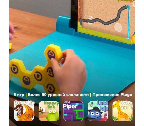 Shifu Развивающая игрушка Plugo Строитель (Змейка), фото , изображение 4