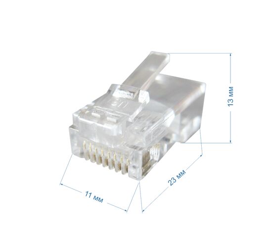 Разъем St-RJ4502 PRO прозрачный, фото , изображение 3