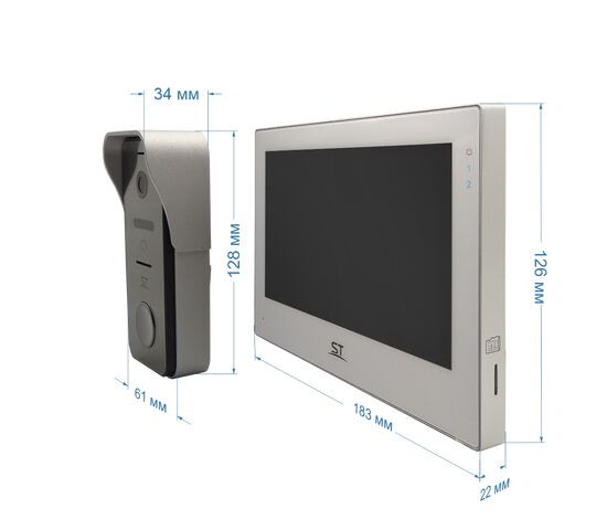 Домофон ST-MР400/7 серия «Венера» (TS/SD/WF/IPC/1080P/2IP/110°/IC) КОМПЛЕКТ, фото , изображение 11