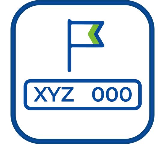 ST+PROJECT Доп. страна автомобильного номера, фото 
