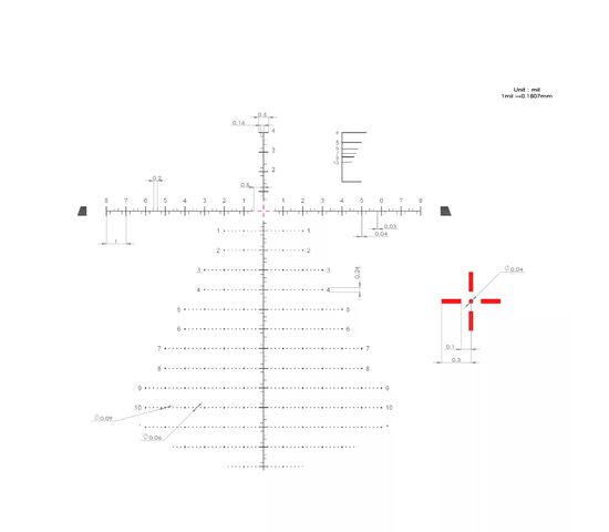 Оптический прицел MewLite 4-24x56 FFP IR, фото , изображение 4