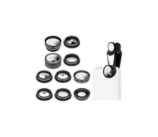 Набор объективов для смартфона Levenhuk Lens S10, фото 