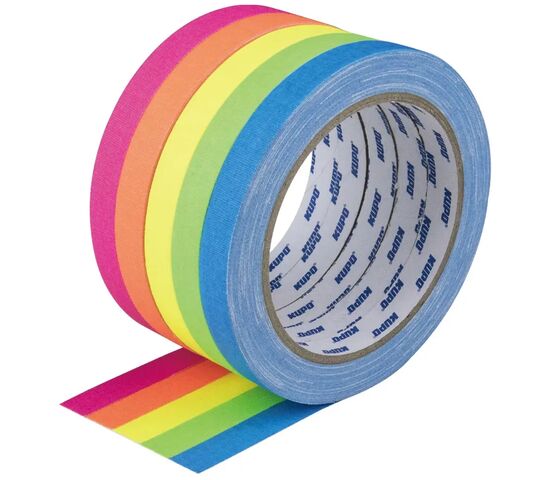 Лента клейкая KUPO CSS-1215BU CLOTH SPIKE TAPE синяя, фото , изображение 2