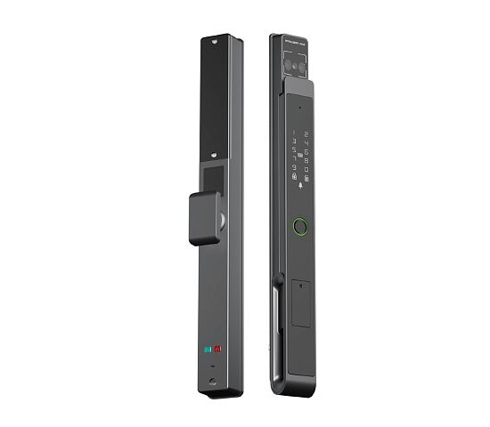 Врезной биометрический WiFi замок с камерой и видеоглазком Selock Hotel Slim Cam с возможностью установки на узкопрофильные пластиковые и стеклянные двери с управлением через мобильное приложение Ttlock, фото , изображение 6