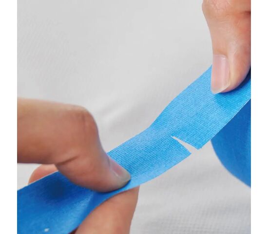 Лента клейкая KUPO CSS-1215BU CLOTH SPIKE TAPE синяя, фото , изображение 3