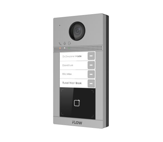 Вызывная IP-панель на 4 абонента iFLOW F-VI-1406ISMCWE1, фото 