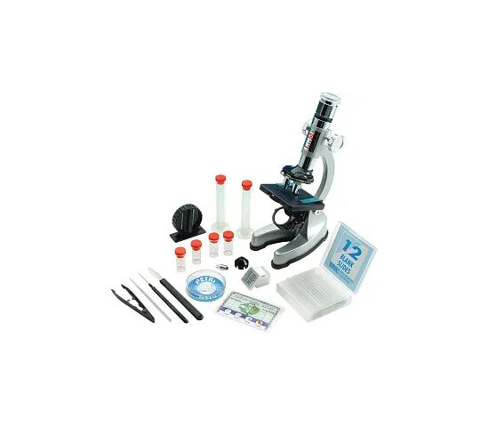 Микроскоп игрушечный EDU-TOYS 100–1200x, в кейсе (MS907), фото 