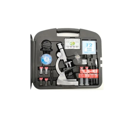 Микроскоп игрушечный EDU-TOYS 100–1200x, в кейсе (MS907), фото , изображение 2