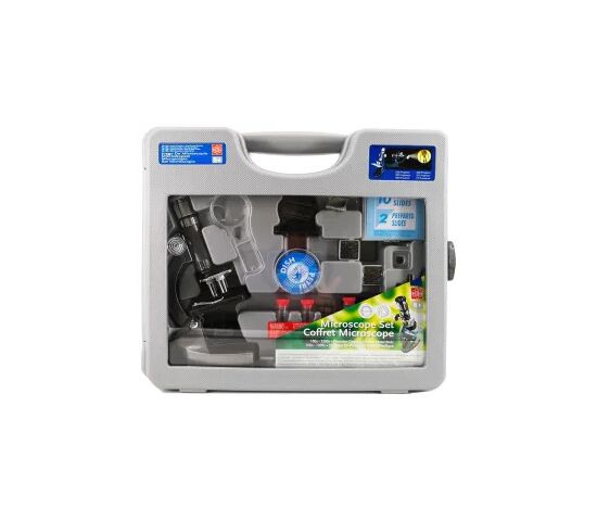 Микроскоп игрушечный EDU-TOYS 100–1200x, в кейсе (MS911), фото , изображение 3