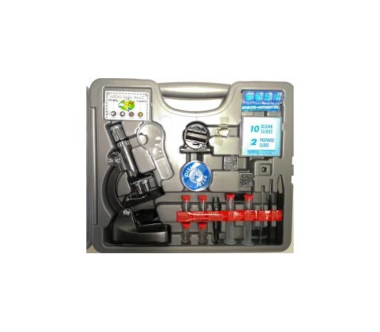 Микроскоп игрушечный EDU-TOYS 100–1200x, в кейсе (MS911), фото , изображение 2