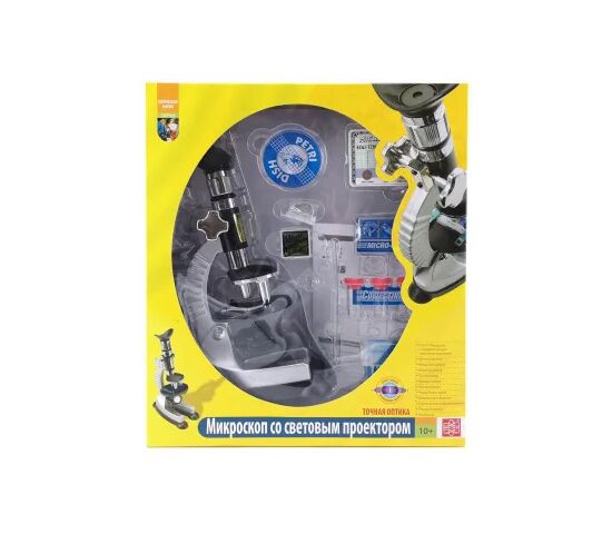Микроскоп игрушечный EDU-TOYS 100–750x, фото , изображение 2