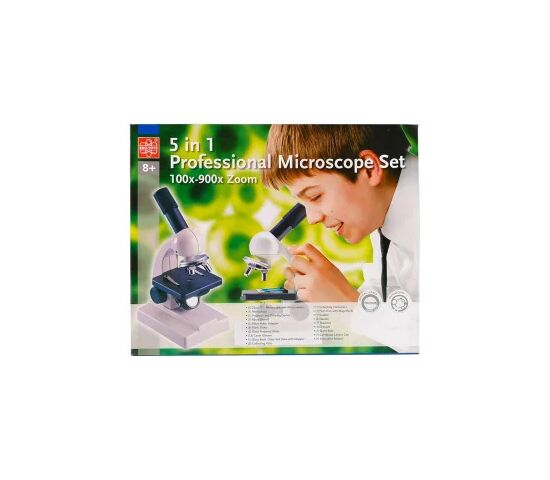 Микроскоп игрушечный EDU-TOYS 100–900x (MS901), фото , изображение 2