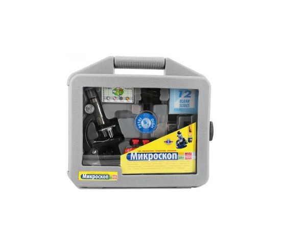 Микроскоп игрушечный EDU-TOYS 100–900x, в кейсе, фото , изображение 3
